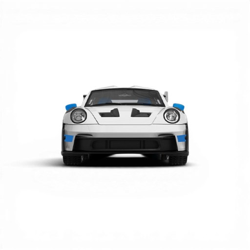 TPC Porsche 911 GT3 RS White Blue Wheels 1:64 - for just $31.99! 