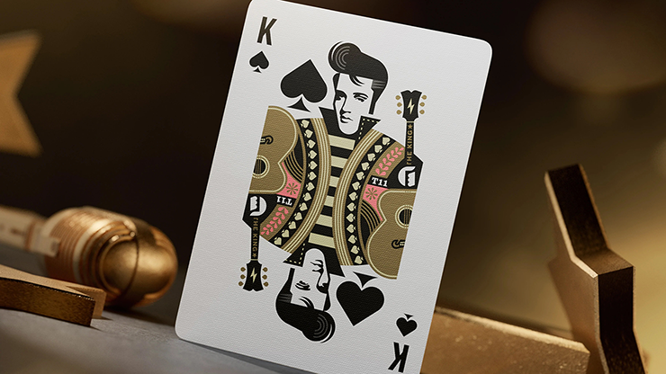 Elvis Playing Cards by theory11 - for just $14.99! 