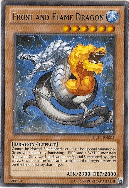 Frost and Flame Dragon (Green) [DL15-EN005] Rare - for just $0.75! 