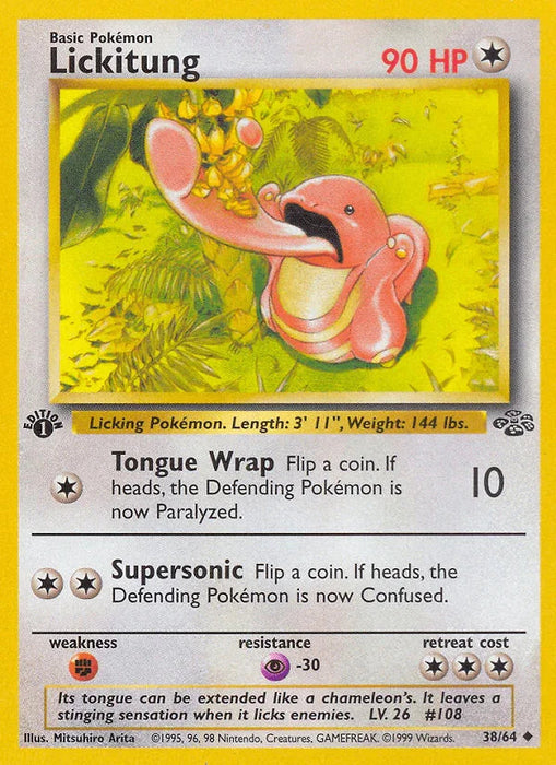 Lickitung (38/64) [Jungle 1st Edition] - for just $0.90! 