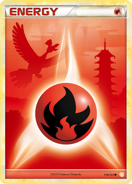 Fire Energy (116/123) [HeartGold & SoulSilver: Base Set] - for just $10.75! 