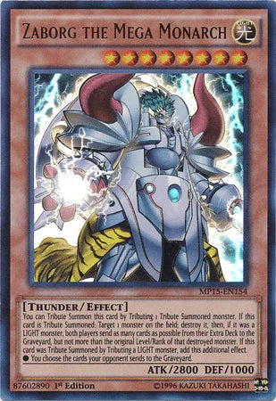 Zaborg the Mega Monarch [MP15-EN154] Ultra Rare - for just $1.70! 