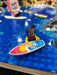 B3 Customs® Printed Sunset Wave Surfboard made from LEGO® bricks - Just $4.99! Shop now at Retro Gaming of Denver