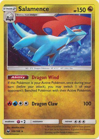 Salamence (106/168) (Cosmos Holo) [Sun & Moon: Celestial Storm] - for just $0.40! 