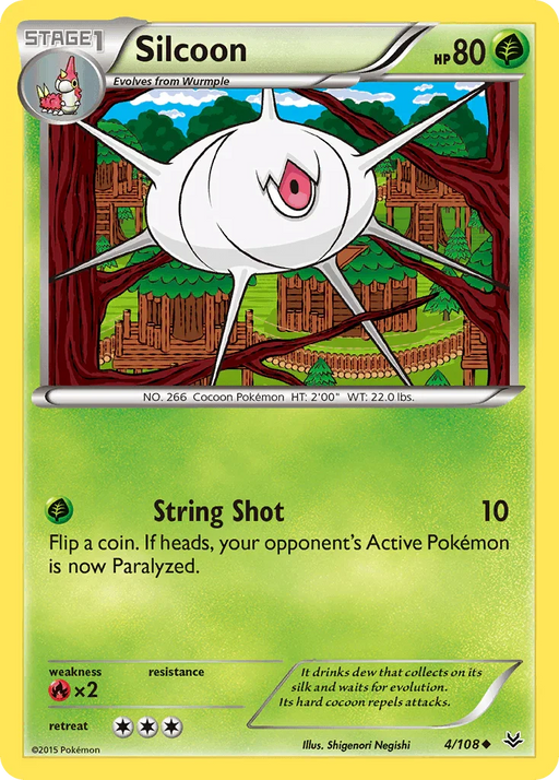 Silcoon (4/108) [XY: Roaring Skies] - for just $0.10! 