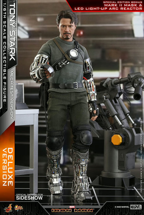 Tony Stark (Mech Test Version 2.0) Deluxe MMS582 Marvel Sixth Scale Figure by Hot Toys - for just $350! 