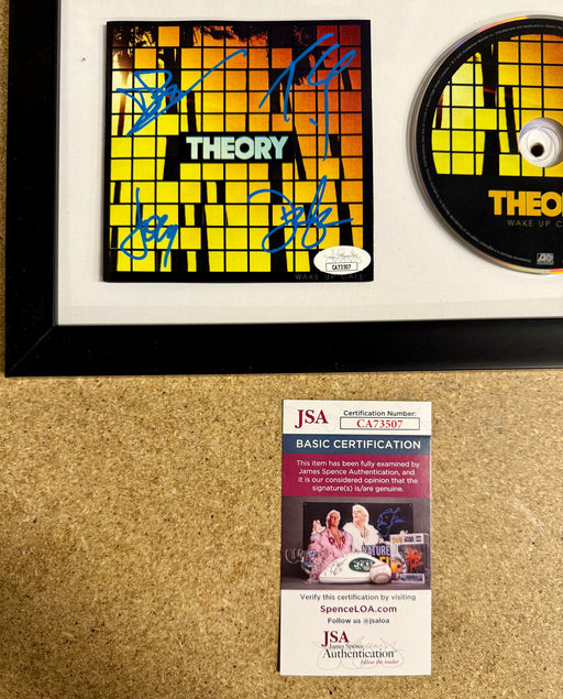Theory Of A Deadman Complete Band Signed “Wake Up Call” (2017) Framed CD With JSA COA - for just $120! 