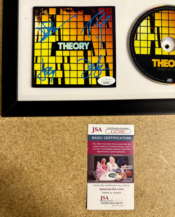 Theory Of A Deadman Complete Band Signed “Wake Up Call” (2017) Framed CD With JSA COA - for just $120! 