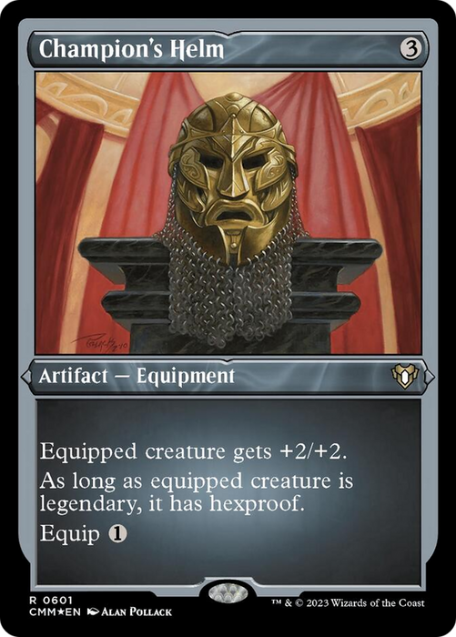 Champion's Helm (Foil Etched) [Commander Masters] - Just $1.05! Shop now at Retro Gaming of Denver