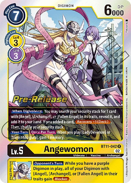 Angewomon [BT11-042] [Dimensional Phase Pre-Release Promos] - Just $1.05! Shop now at Retro Gaming of Denver