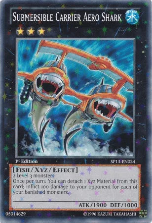 Submersible Carrier Aero Shark [SP13-EN024] Starfoil Rare - for just $0.30! 