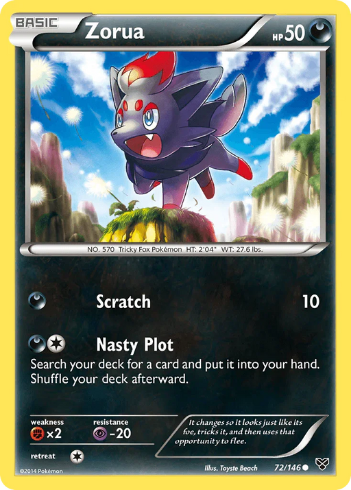 Zorua (72/146) [XY: Base Set] - for just $0.15! 