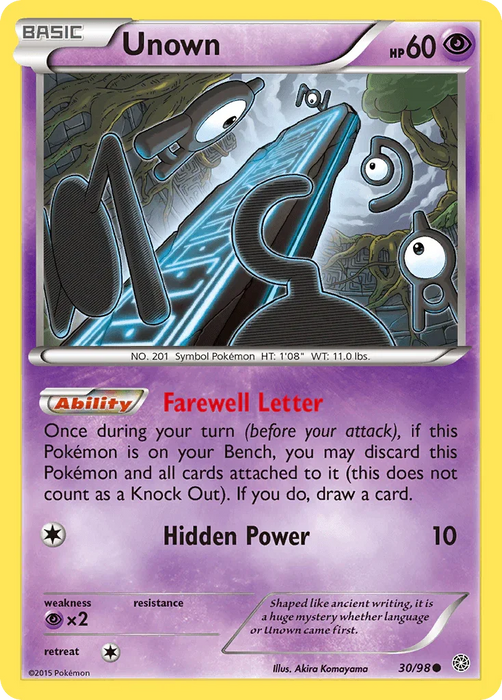 Unown (30/98) [XY: Ancient Origins] - for just $0.10! 