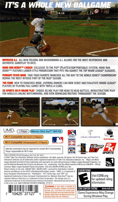 Major League Baseball 2K7 – PlayStation Portable (PSP) - for just $6.99! 