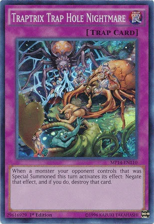Traptrix Trap Hole Nightmare [MP14-EN110] Super Rare - for just $0.50! 