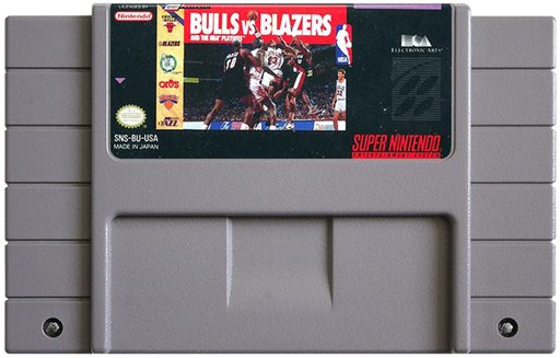 Bulls Vs Blazers and the NBA Playoffs – Super Nintendo Entertainment System (SNES) - for just $3.99! 