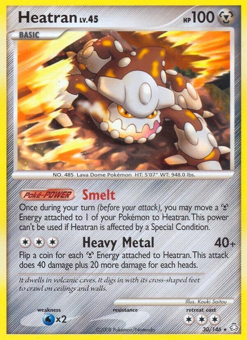 Heatran (30/146) (Theme Deck Exclusive) [Diamond & Pearl: Legends Awakened] - for just $0.60! 