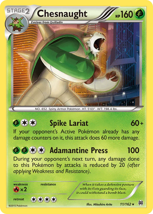 Chesnaught (11/162) [XY: BREAKthrough] - for just $0.70! 