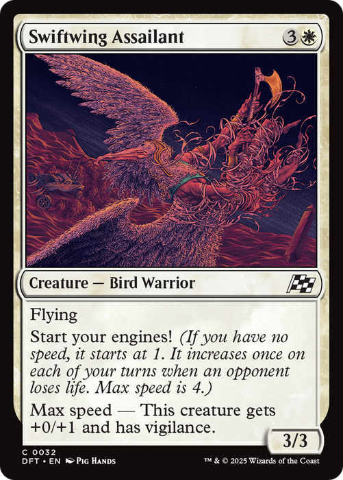 Swiftwing Assailant (DFT-032) - Aetherdrift Foil - for just $0.01! 