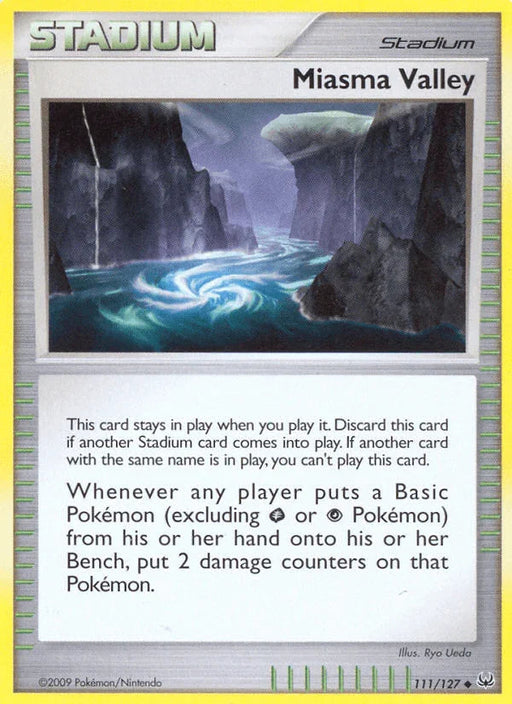 Miasma Valley (111/127) [Platinum: Base Set] - for just $0.15! 