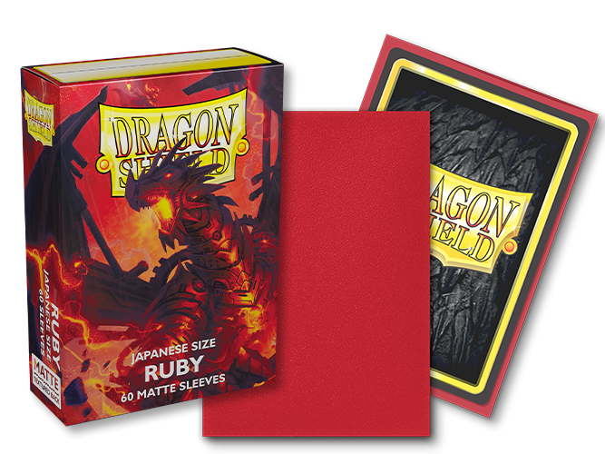 Dragon Shield: Japanese Size 60ct Sleeves - Ruby (Matte) - Just $0! Shop now at Retro Gaming of Denver