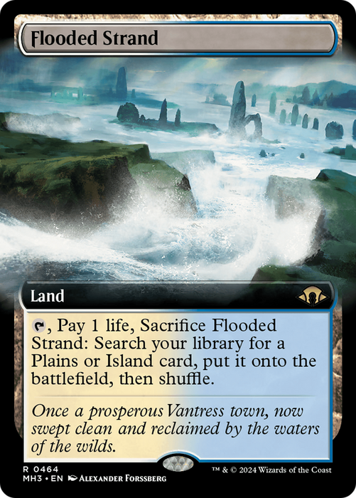 Flooded Strand (Extended Art) [Modern Horizons 3] - Just $3.05! Shop now at Retro Gaming of Denver