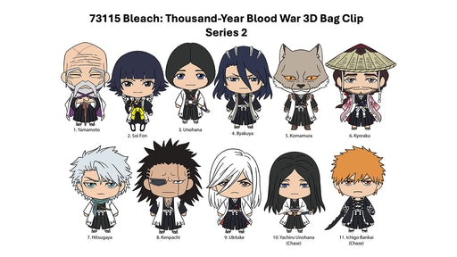 Bleach Thousand-Year Blood War 3D Foam Bag Clip, Series 2 Blind Bag - for just $8.99! 