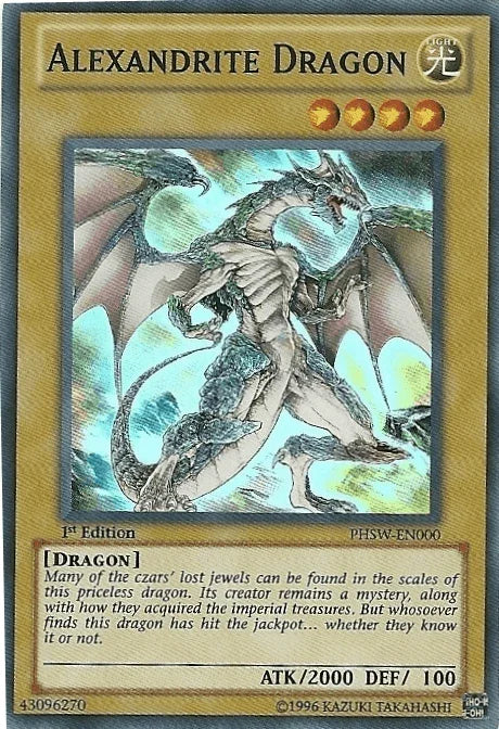 Alexandrite Dragon [PHSW-EN000] Super Rare - for just $1.15! 