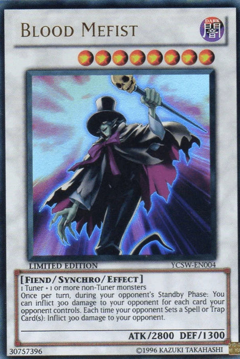 Blood Mefist [YCSW-EN004] Ultra Rare - for just $10000! 