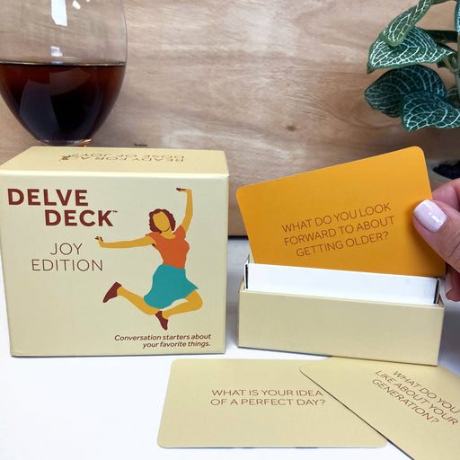 Delve Deck Conversation Cards - Joy Edition - for just $27.99! 