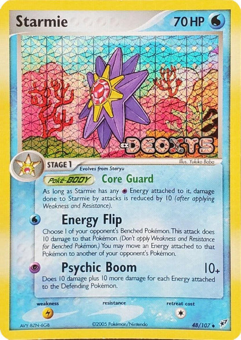 Starmie (48/107) (Stamped) [EX: Deoxys] - for just $10! 