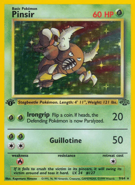 Pinsir (9/64) [Jungle 1st Edition] - for just $34.30! 
