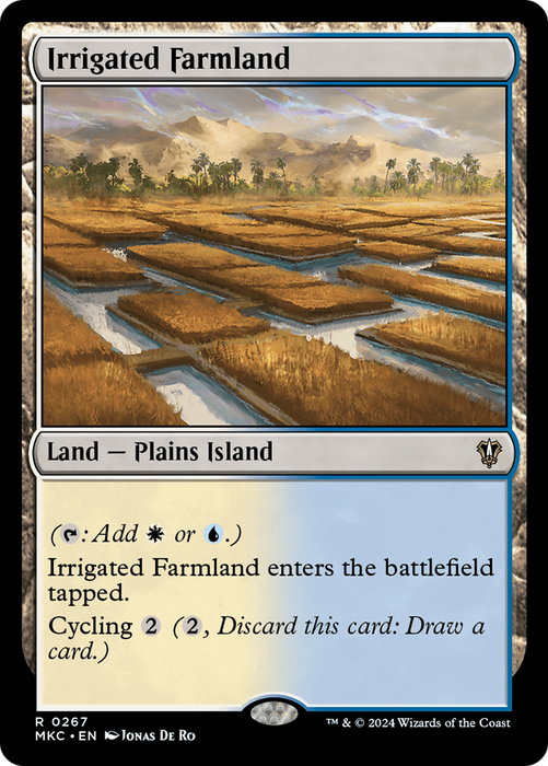 Irrigated Farmland (MKC-267) - Murders at Karlov Manor Commander - for just $0.04! 