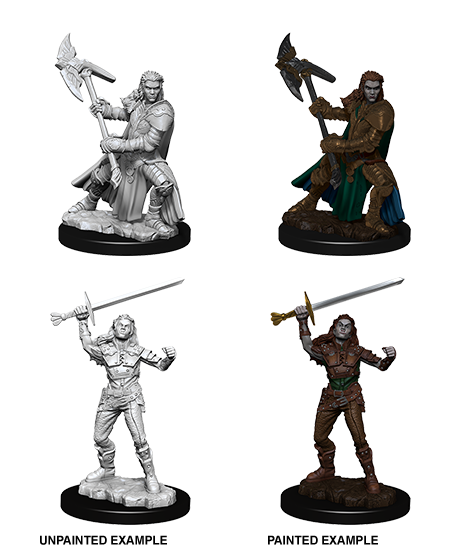 D&D: Nolzur's Marvelous Miniatures - Half-Orc Female Fighter - for just $5.99! 