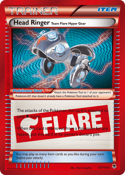Head Ringer Team Flare Hyper Gear (97/119) [XY: Phantom Forces] - for just $0.55! 