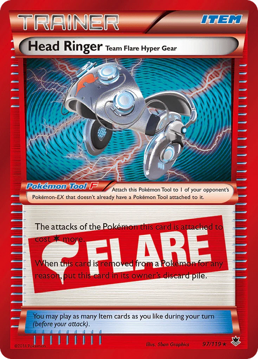 Head Ringer Team Flare Hyper Gear (97/119) [XY: Phantom Forces] - for just $0.55! 