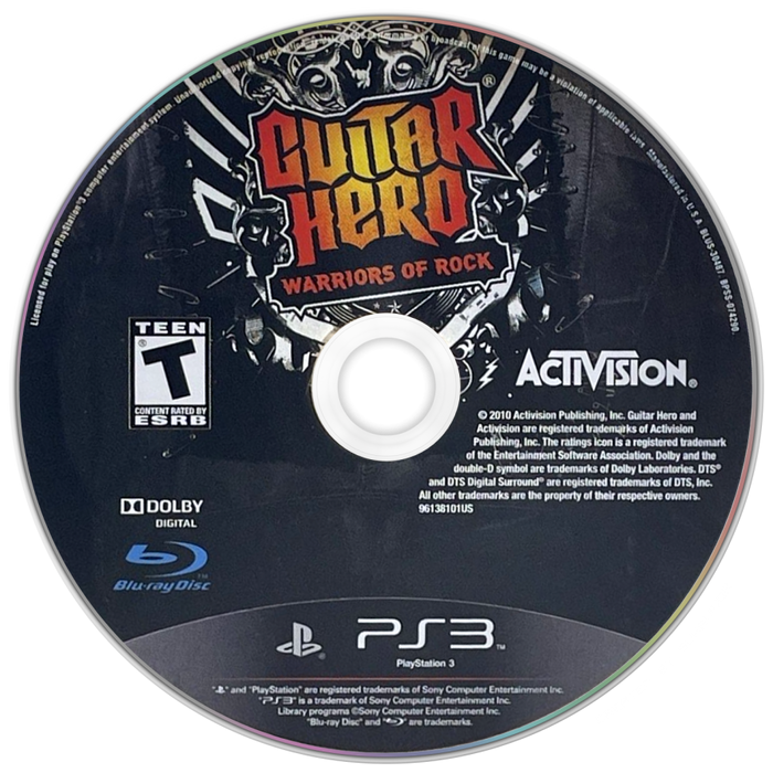 Guitar Hero: Warriors of Rock – PlayStation 3 (PS3) - for just $0! 