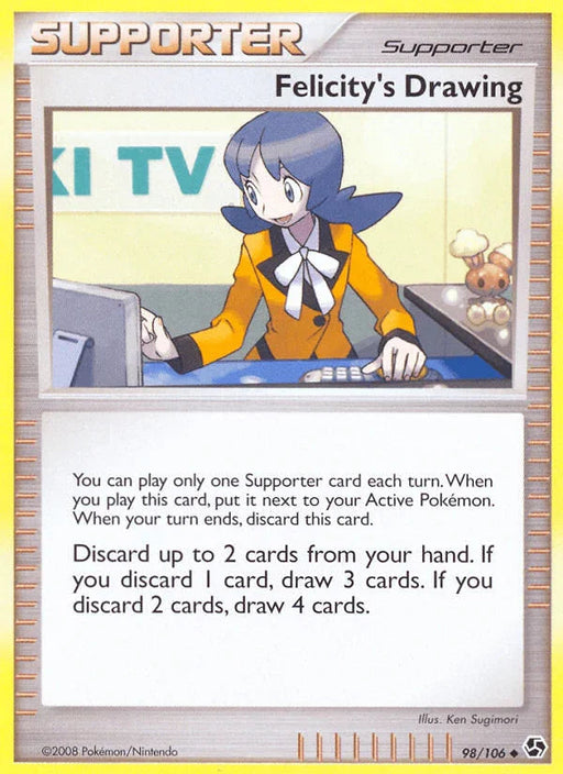 Felicity's Drawing (98/106) [Diamond & Pearl: Great Encounters] - for just $0.30! 