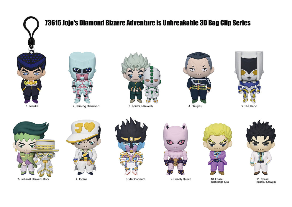 JoJo's Bizarre Adventure 3D Foam Bag Clip Series 3 Blind Bag - Official Anime Keychain - for just $8.99! 