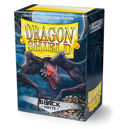 Dragon Shield: Standard 100ct Sleeves - Black (Matte) - Just $8.95! Shop now at Retro Gaming of Denver