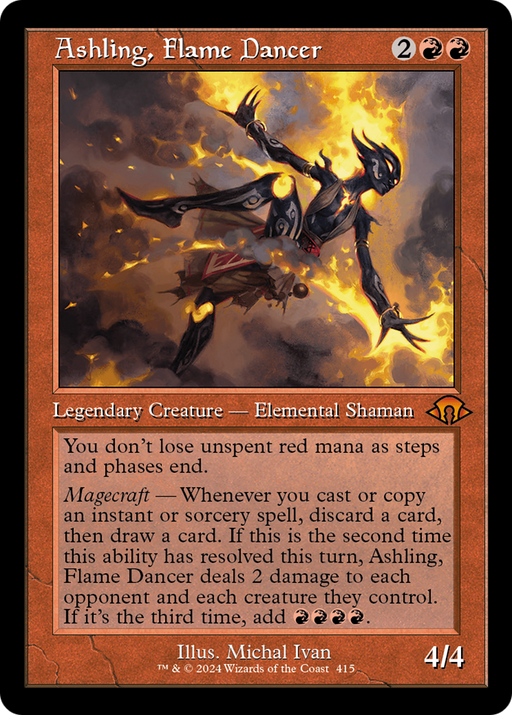 Ashling, Flame Dancer (Retro Frame) (MH3-415) - Modern Horizons 3 - for just $1.89! 
