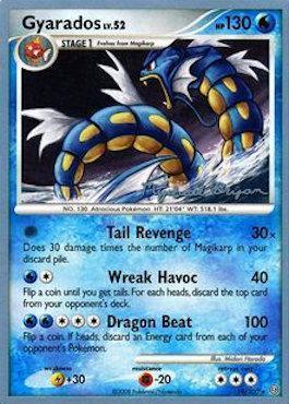 Gyarados LV.52 (19/100) (Happy Luck - Mychael Bryan) [World Championships 2010] - for just $4! 