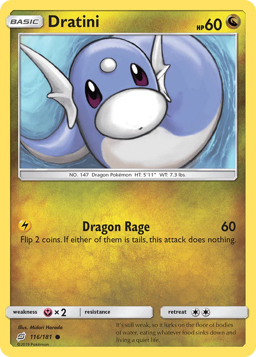 Dratini (116/181) [Sun & Moon: Team Up] - for just $0.15! 
