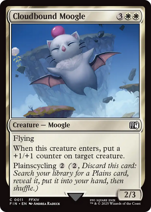 Cloudbound Moogle (FIN-011) - FINAL FANTASY - for just $0.04! 