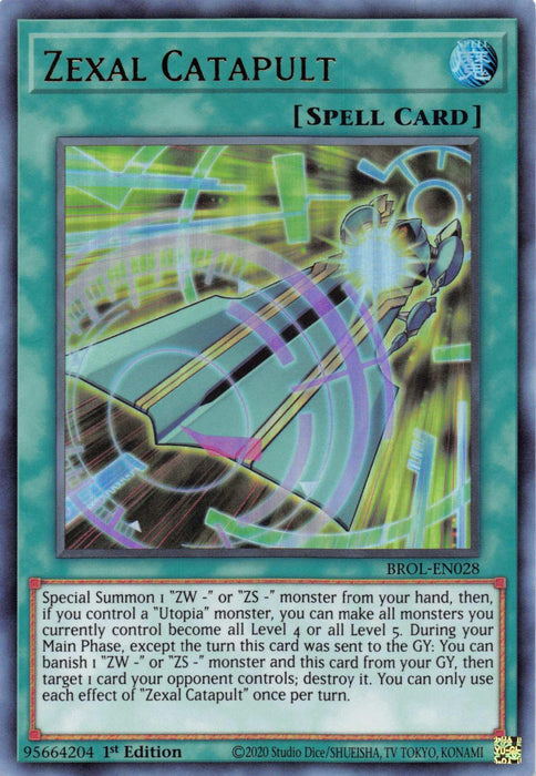 Zexal Catapult [BROL-EN028] Ultra Rare - for just $0.10! 