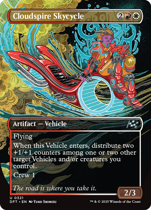 Cloudspire Skycycle (DFT-321) - Aetherdrift (Borderless) Foil - for just $0.05! 