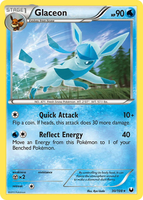 Glaceon (30/108) [Black & White: Dark Explorers] - for just $2.60! 