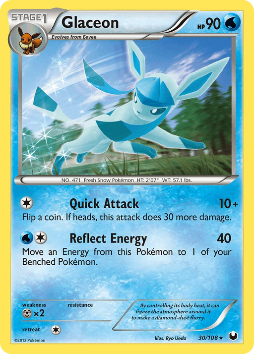 Glaceon (30/108) [Black & White: Dark Explorers] - for just $3! 