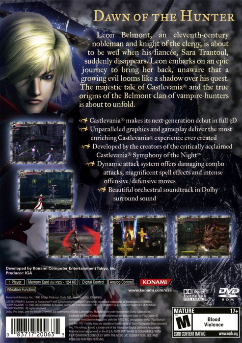 Castlevania: Lament of Innocence – PlayStation 2 (PS2)
