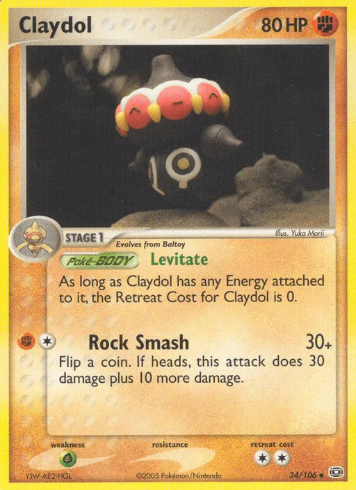 Claydol (24/106) [EX: Emerald] - for just $5.80! 